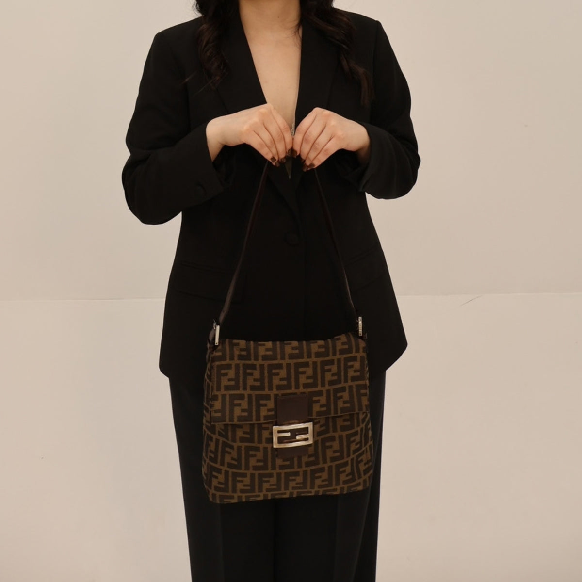 Fendi Zucca Shoulder Bag