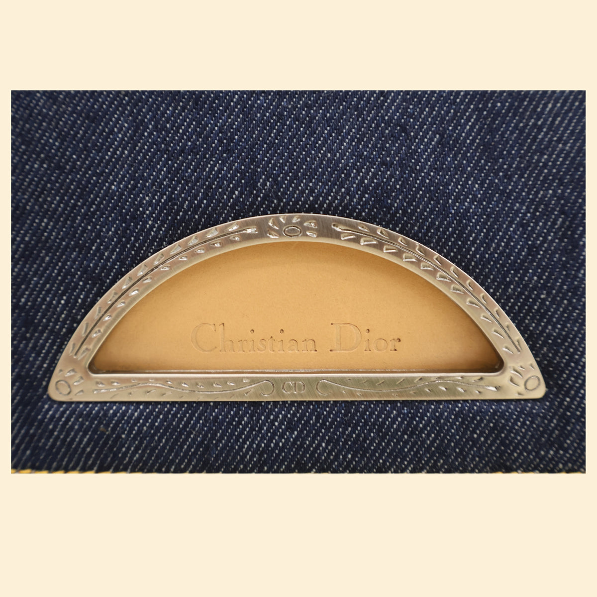 Christian Dior Malice Denim Shoulder Bag
