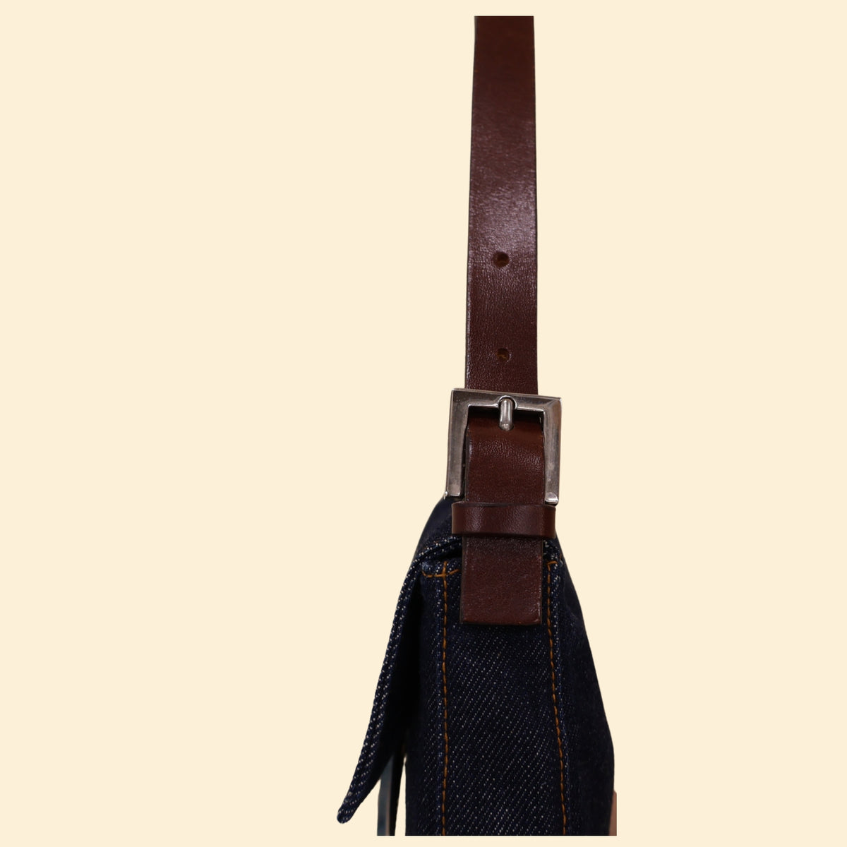 Fendi Denim Baguette Bag