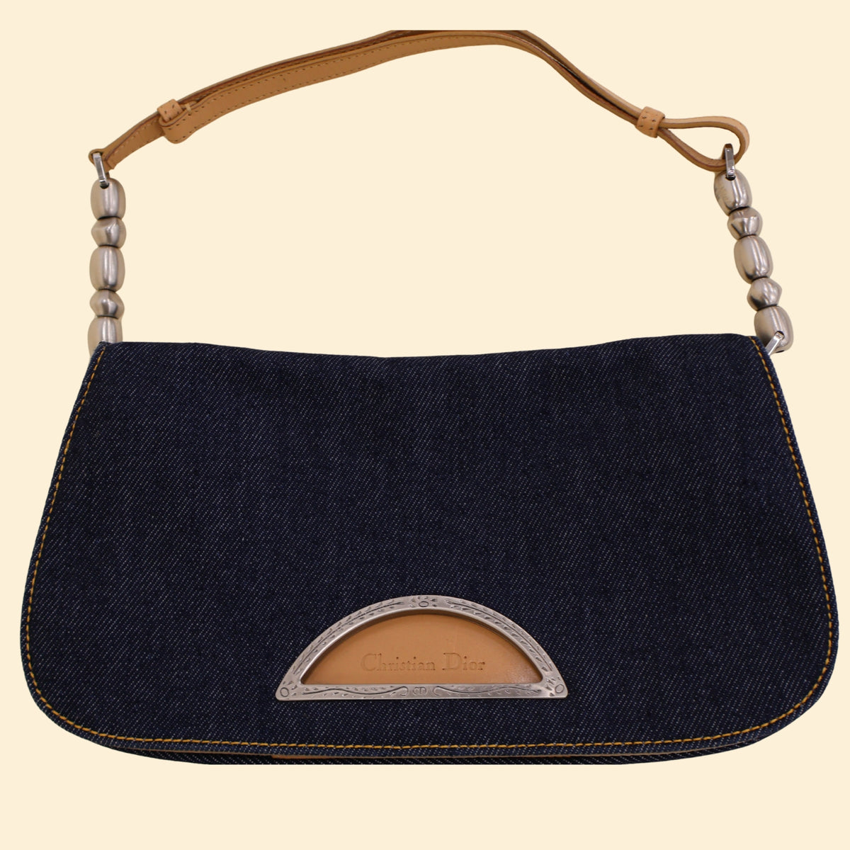 Christian Dior Malice Denim Shoulder Bag