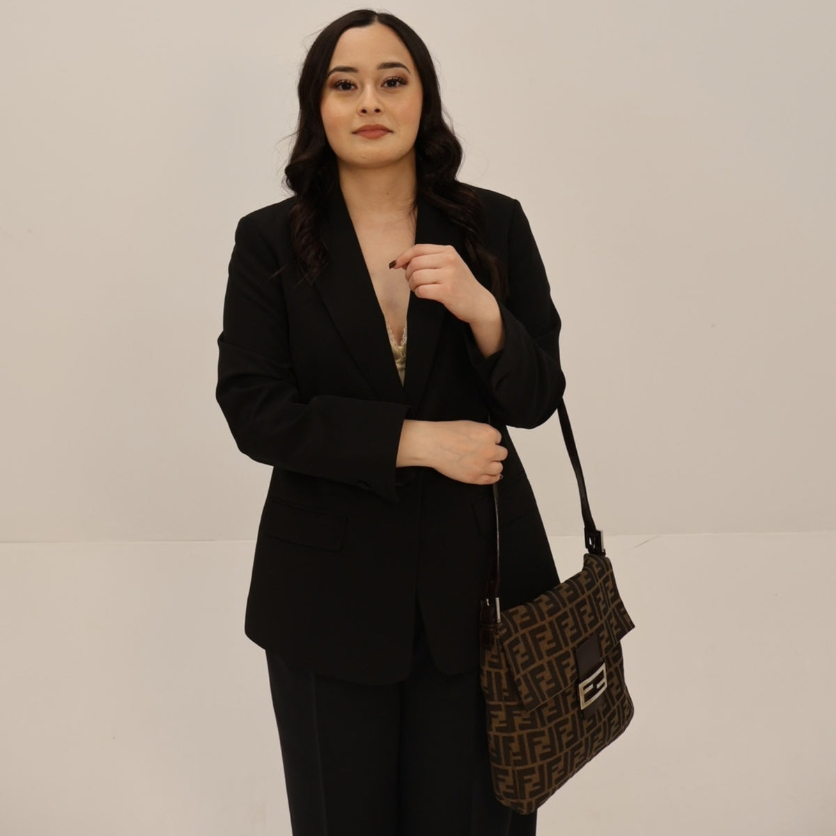 Fendi Zucca Shoulder Bag