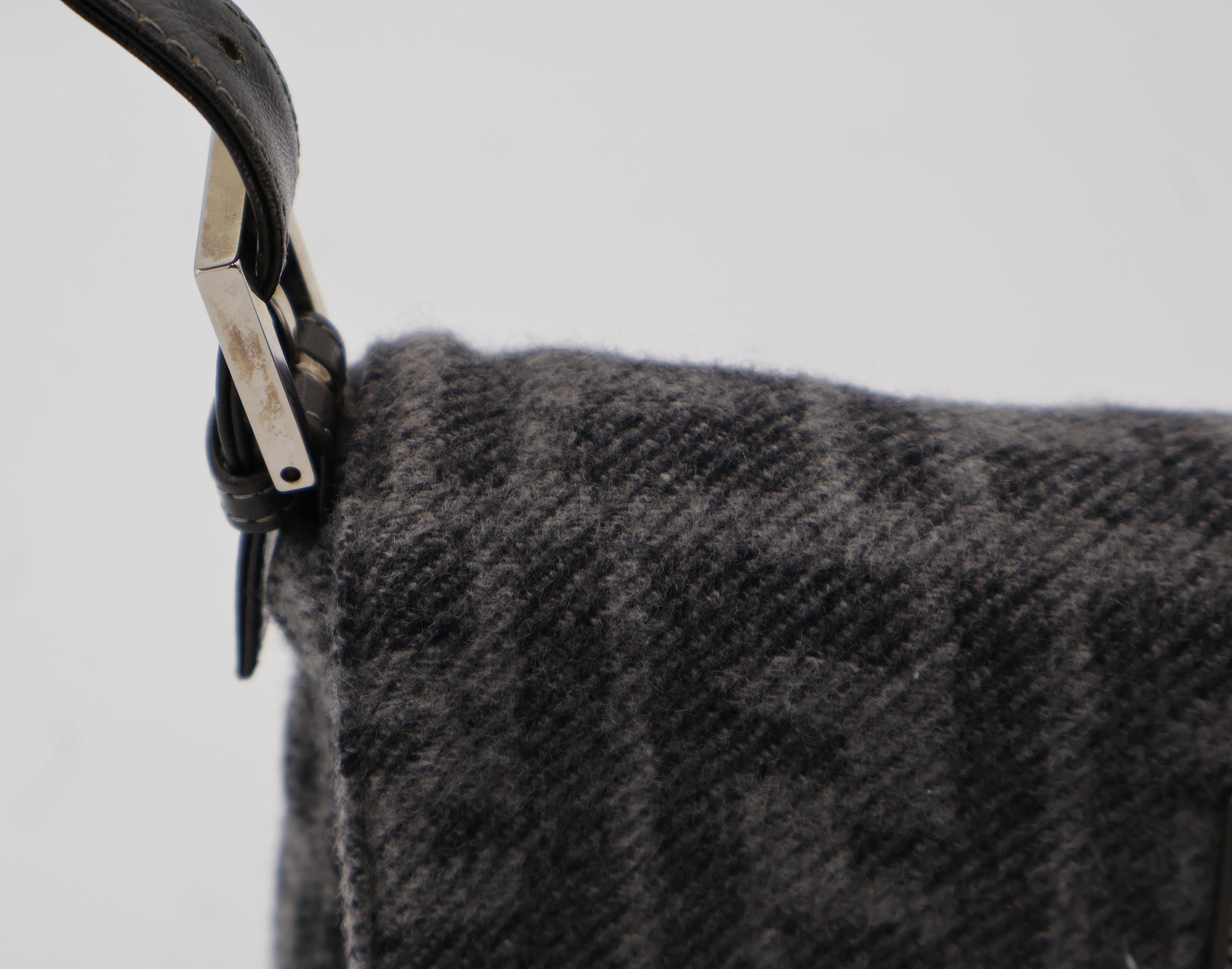 Fendi Zucca Wool Baguette