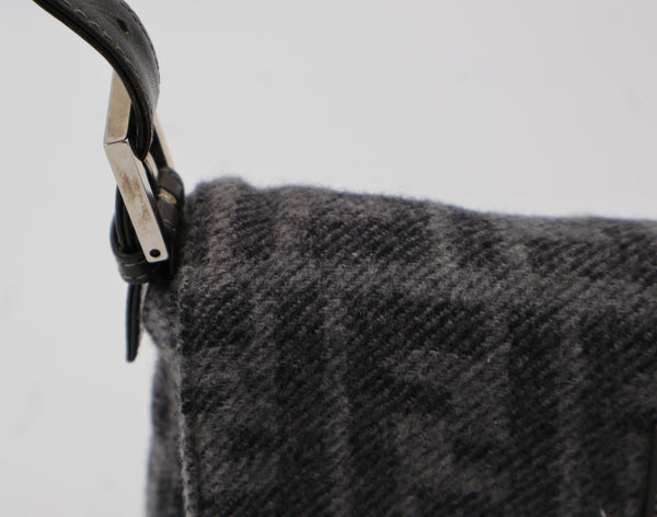 Fendi Zucca Wool Baguette
