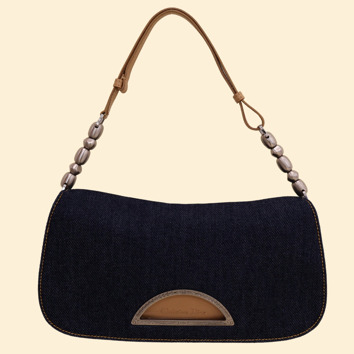 Christian Dior Malice Denim Shoulder Bag