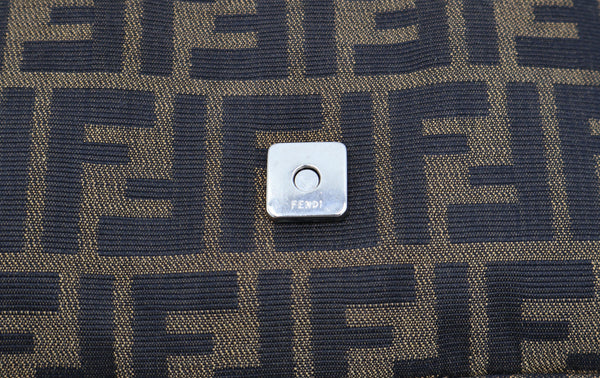 Fendi Zucca Brown Baguette