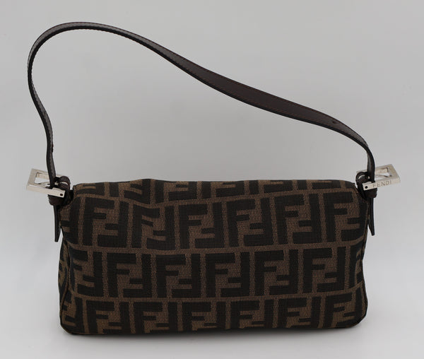 Fendi Zucca Brown Baguette