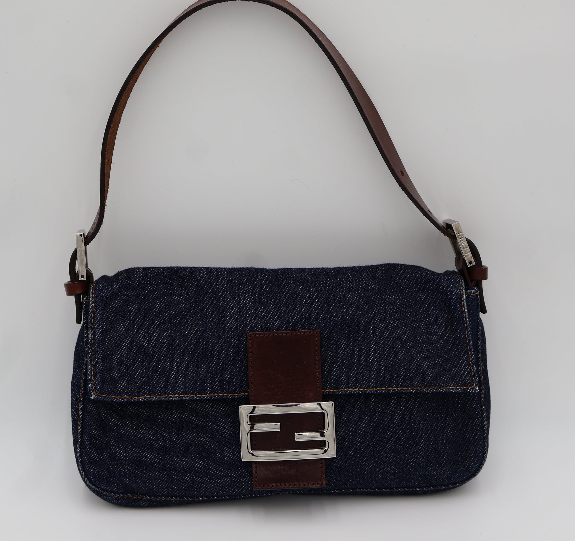 Fendi Denim Baguette