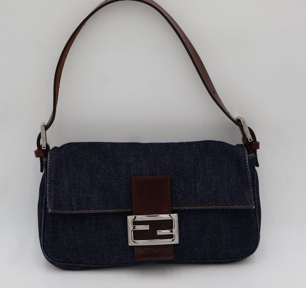 Fendi Denim Baguette