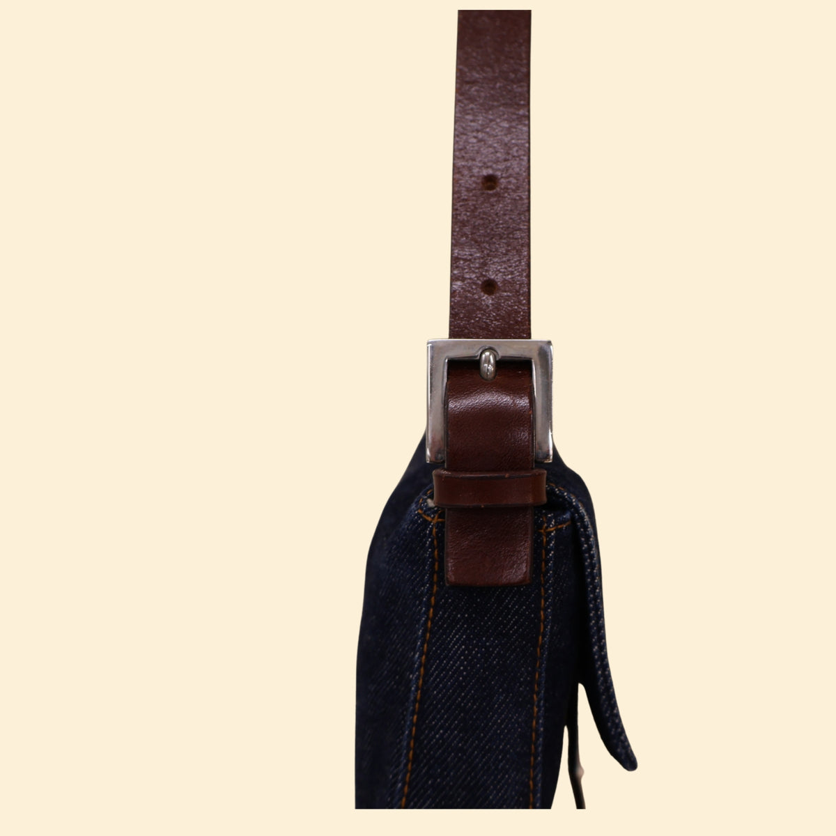 Fendi Denim Baguette Bag