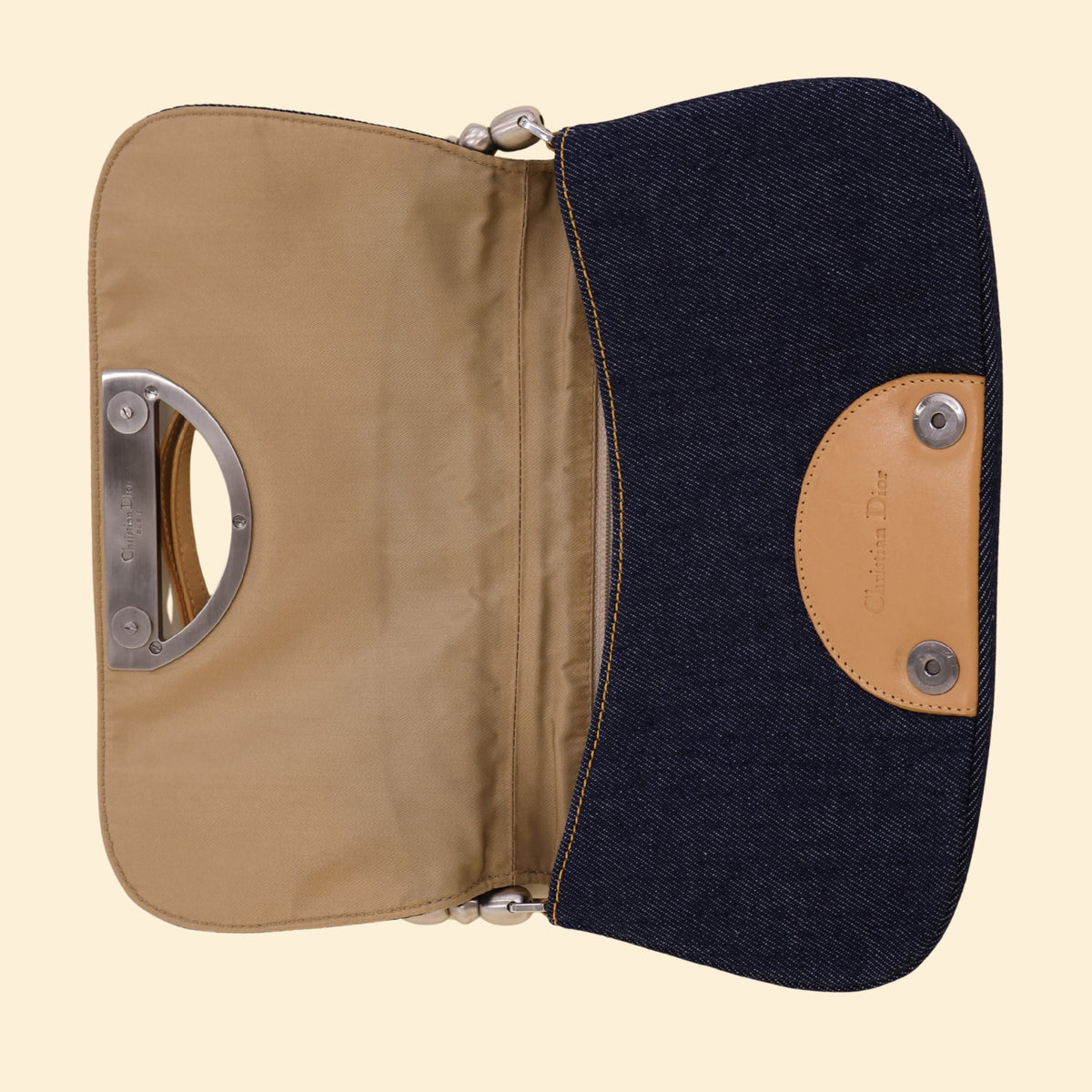 Christian Dior Malice Denim Shoulder Bag