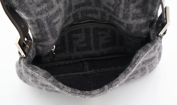 Fendi Zucca Wool Baguette