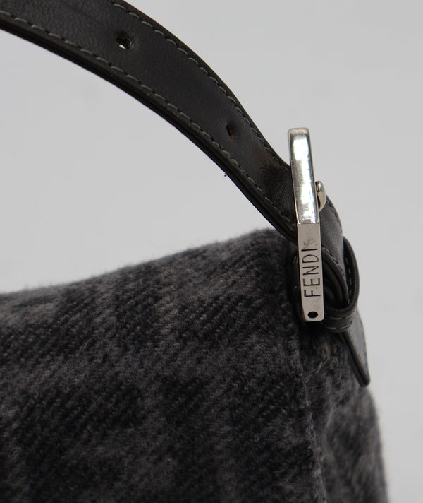 Fendi Zucca Wool Baguette