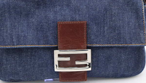 Fendi Denim Baguette