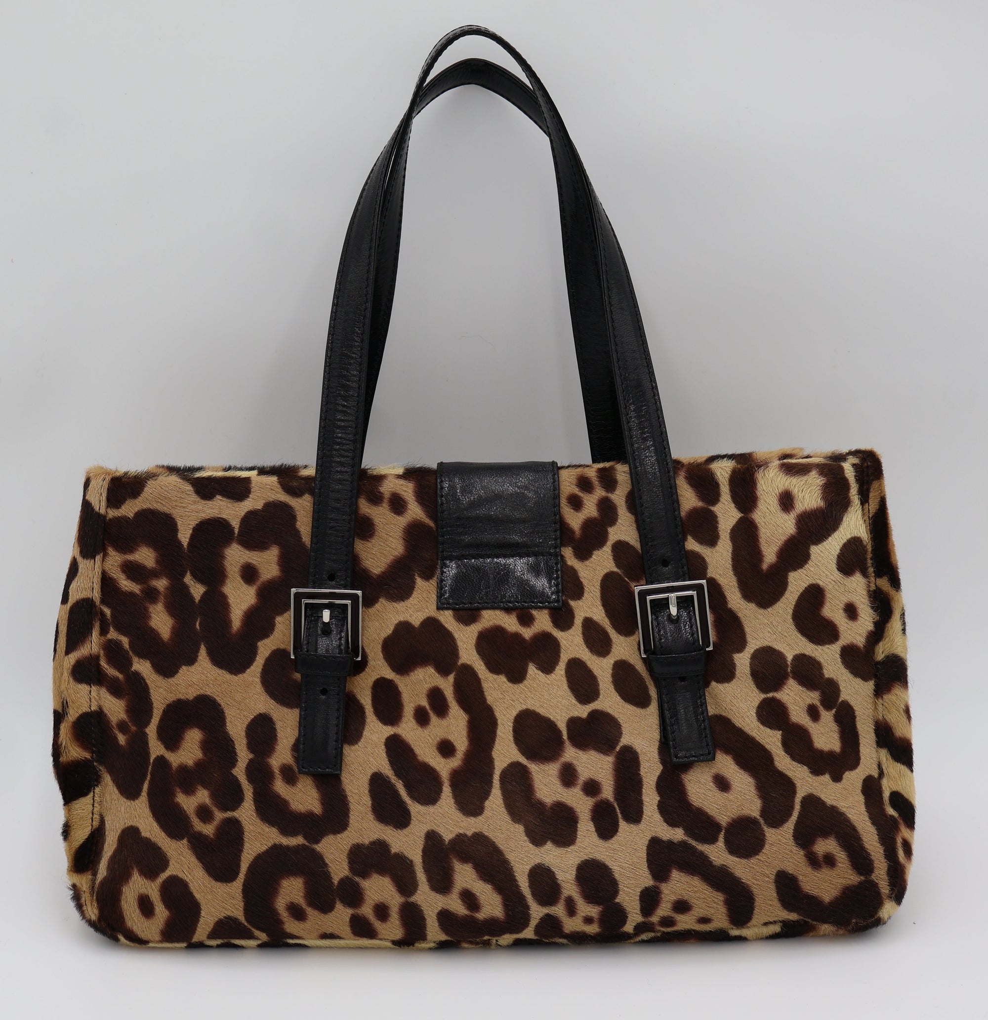 Fendi Leopard Pony Hair  Baguette